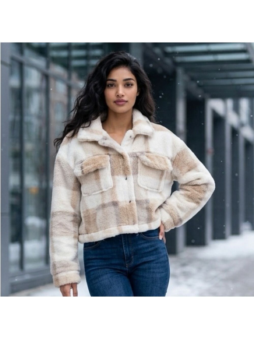 Fluffy Cato jacket medium